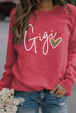 Valentine Letter Printed Long Sleeve Sweatshirt_Cwtstl0969