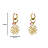 SUMMER OCEAN COLLECTION GOLD EARRINGS_CWAJE5120