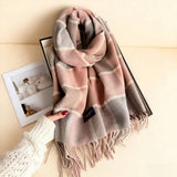 Vintage Soft Cashmere Feel Tassel Winter Scarf_Cwasc03236