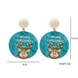 CHRISTMAS CARTOON SWEET DESIGN EARRINGS_CWAJE1837