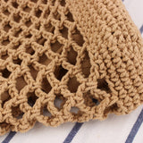 NEW STYLE FOREST STYLE PORTABLE BEACH STRAW BAG_CWAB2091