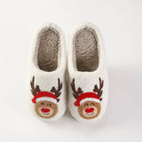 NEW CHRISTMAS ELK WARM WINTER COTTON SLIPPERS_CWSHS0754