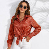 Womens Satin Fancy Shirt