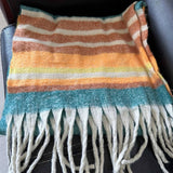STRIPE SCARF COZY FAUX CASHMERE WINTER WRAP_CWASC2359