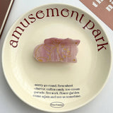 SIMPLE CAT ACRYLIC CLAW CLIP CUTE ANIMAL HAIRPIN_CWAHA5903