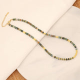 FASHION HANDMADE 18K NATURAL GEMSTONE NECKLACE_CWAJE0631