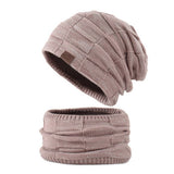 Winter Warm Earmuffs Hat And Scarf Two-Piece Set_Cwasc1127