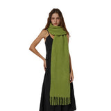 SOFT WOOL SPUN SCARF COZY WINTER NECK WARMER_CWASC2317