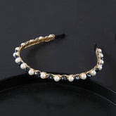 Women Simple Crystal Pearl Hairband_Cwaha0474