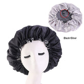 Trendy Double Layer Satin Nightcap_Cwah1481