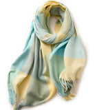 ELEGANT PLAID SHAWL WINTER SCARF FOR WOMEN_CWASC0170