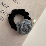 COOL GRAY CAMELLIA HAIRPIN HEADBAND_CWAHA4670