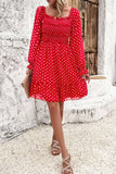 Temperament Casual Polka Dot Dress_Cwdsd2818