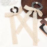 BOW HAIR BAND LACE RIBBON HAIR ROPE_CWAHA1648