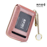KEYCHAIN GENUINE LEATHER MULTIFUNCTIONA CARD HOLDER_CWAB3833