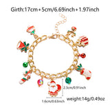 CHRISTMAS BELL WREATH PULL OUT BRACELET_CWAJE2392