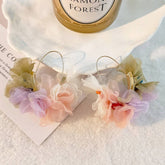CREATIVE V SHAPE FLOWER EARRINGS ARTISTIC DESIGN_CWMM6274