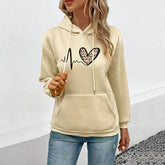 Valentines Day Printed Hoodie Jumper