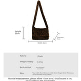 LEOPARD FAUX FUR TOTE BAG WOMEN SHOULDER BAG_CUAB00550