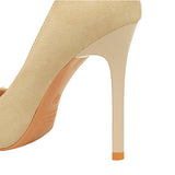 SHALLOW MOUTHED AND POINTED PEARL CHAIN HIGH HEELS_CWSHH0051