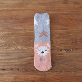 Warm Fleece Cartoon Mid-Calf Socks_Cwms0973