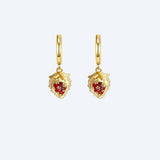 HIGH END FASHION FRUIT SERIES GOLD EARRINGS_CWAJE5051