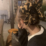 Leopard Hair Claw Large Shark Clip Stylish_Cwaha08090