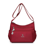 Lightweight Water-Repellent Nylon Shoulder Bag_Cwab3502