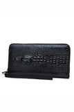 TEXTURE CROCODILE PATTERN LONG WALLET_CUAB0064