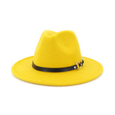 FASHIONABLE ADJUSTABLE WIDE BRIM JAZZ HAT_CWAH2114
