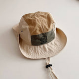 CARTOON CHILDRENS COLOR MATCHING FISHERMAN HAT_CWAH2868