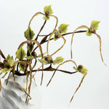 ARTIFICIAL 3 HEAD LEAFLESS SLIPPER ORCHID STEM_CWMM6519