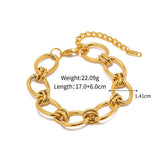 CHIC GOLD PEARL BRACELET WITH STAINLESSSTEEL CHAIN_CWAJE4673