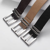 Versatile Pink-Buckle Leopard Print Belt
