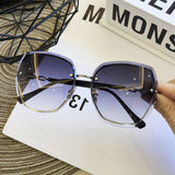 Women Retro Rimless Crystal Sunglasses_Cwasg0231