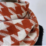 HOUNDSTOOTH TASSEL SCARF THICK WINTER WRAP_CWASC1463