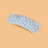 RECTANGULAR HAIR CLIP HANDMADE CROCHET YARN PIN_CWASC0836