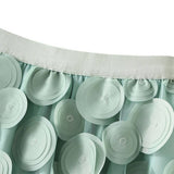 3D POLKA DOT TULLE A LINE FLARED MIDI SKIRT_CWBMS0379