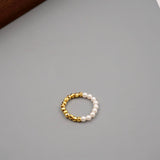 NEW MINI CRYSTAL PEARL RING_CWAJE1678
