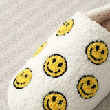CUTE SEVEN SMILING FACE FUZZY SLIPPERS WOMEN_CWSHS0252