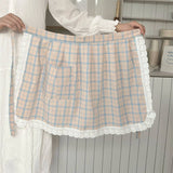 BOW LACE SKIRT AND HALF BODY APRON_CWMM5796