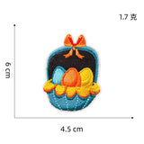 COLORFUL CUTE CARTOON RABBIT EMBROIDERED PATCH_CWMM4071