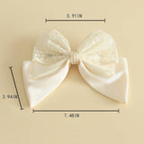 SMALL PEARL LACE BOW HAIRPIN_CWAHA1809