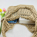 Cwab1953_Knitted Hollowed Out Tote Bag
