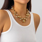PUNK STYLE IMITATION PEARL NECKLACE_CWAJE1125