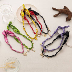 Trendy Colorful Scarf Pendant Necklace For Women_Cwaje05668