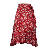 ONE PIECE PRINTED LONG SKIRT IRREGULAR CASUAL SKIRT_CWAB4813