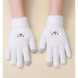 CUTE VELVET COLD PROOF TOUCH SCREEN CYCLING GLOVES_CWAG0181