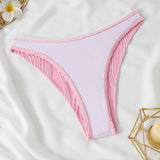 Womens Bandeau Bikini Sexy Solid Color Swimwear