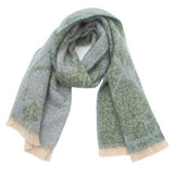 Womens Floral Jacquard Shawl Scarf_Cwasc0876